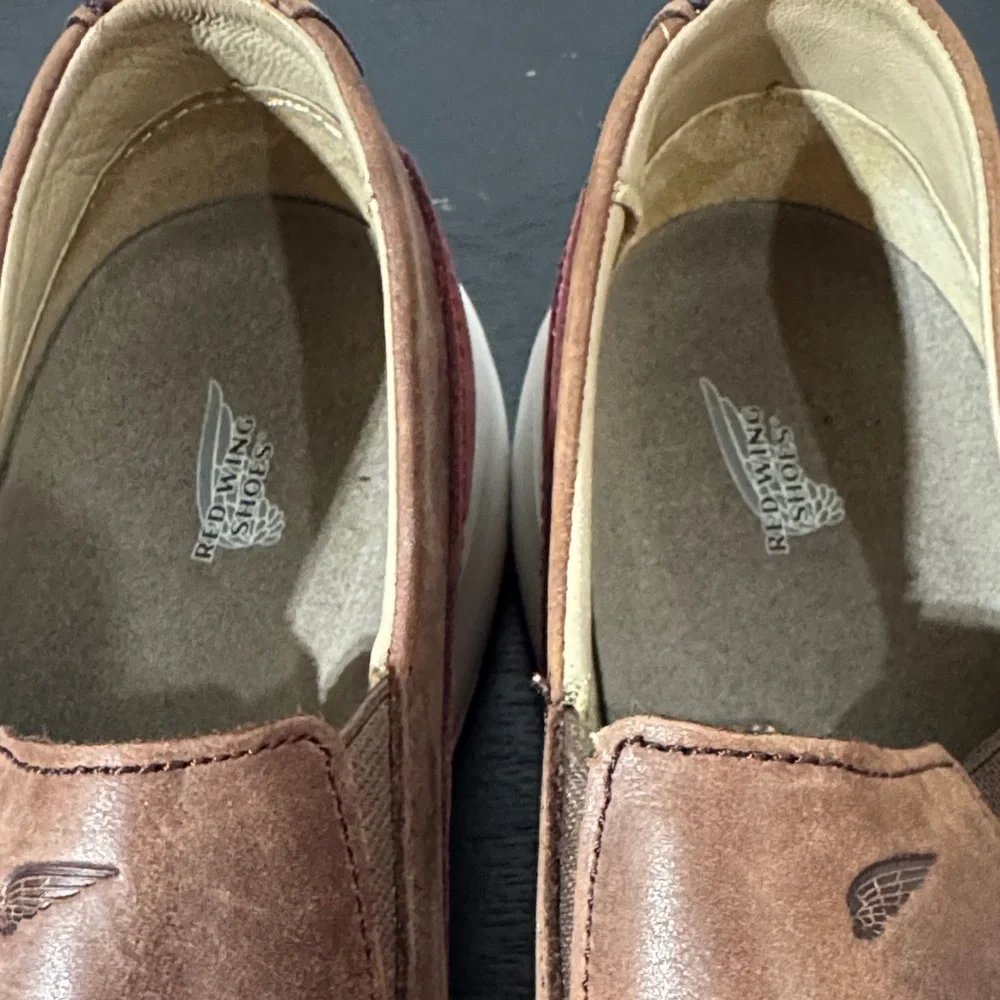 Red Wing Shoes Brown and Red Casual Loafers